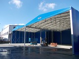 coperture mobili autoportanti in telo pvc