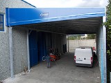 coperture in pvc a tettoia