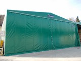 tunnel pvc telonato con tende